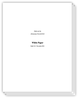 Cover page of DAO white paper